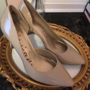 Brash nude pointed toe high heels